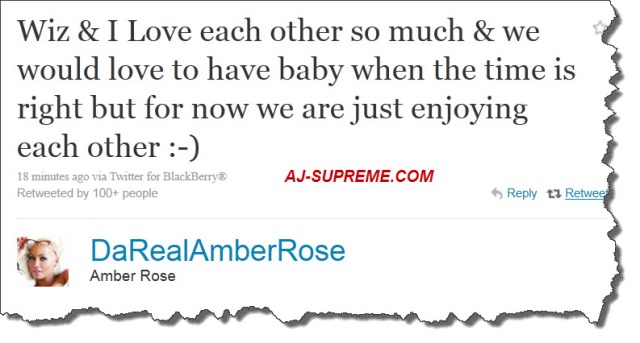 amber rose pregnant by wiz khalifa. guys that Amber Rose was